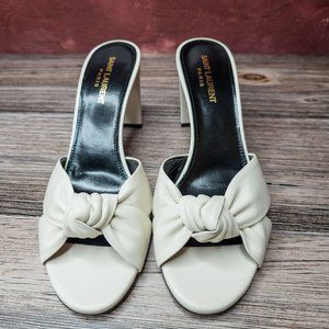 YSL Bianca 75 Mule Sandals